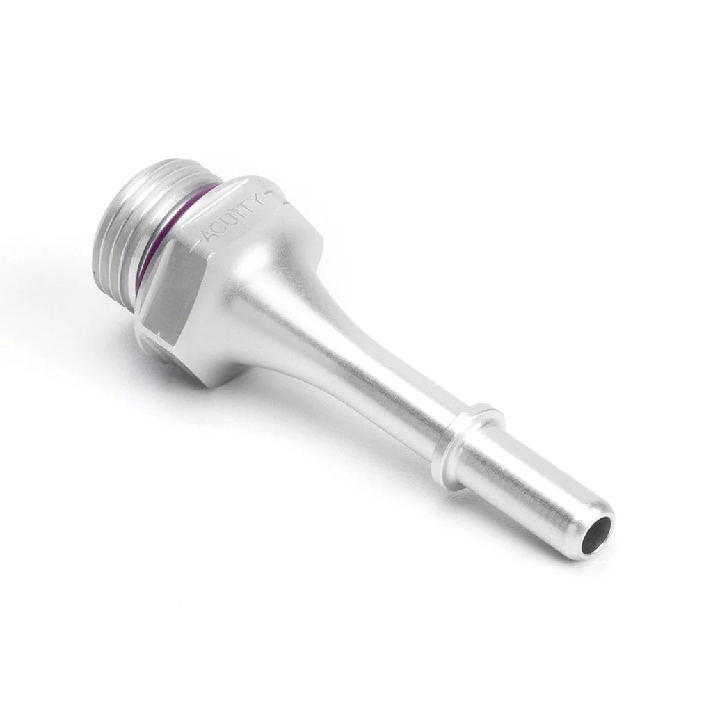 ACUITY 5/16" Quick-Connect to -8 O-Ring Boss (ORB) Adapter, 62mm flange to tip - Image 2