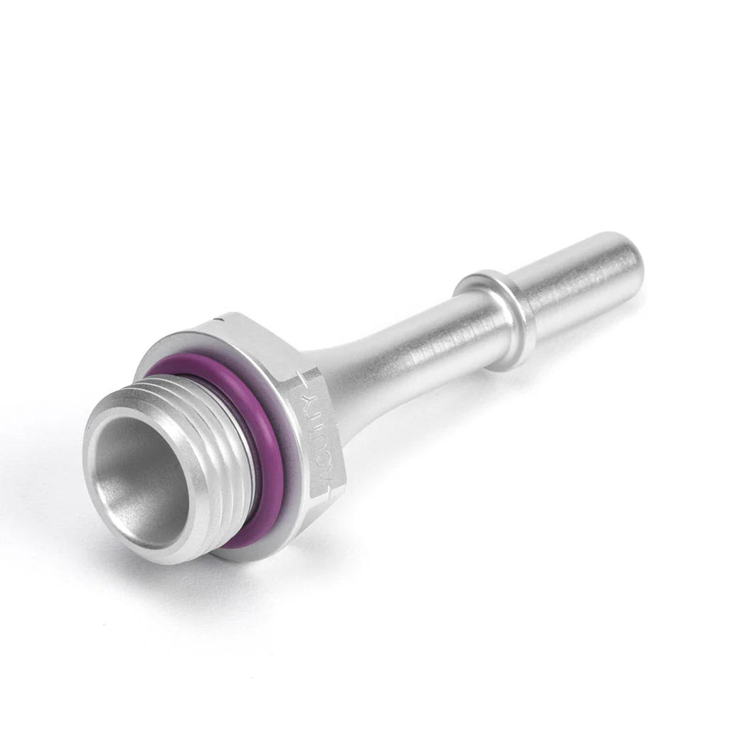 ACUITY 5/16" Quick-Connect to -8 O-Ring Boss (ORB) Adapter, 62mm flange to tip - Image 3