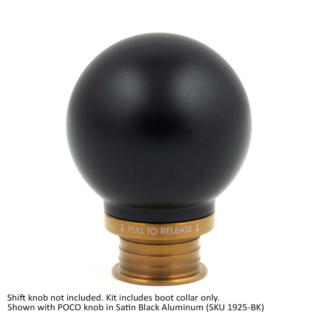 ACUITY Burnt Gold Titanium Shift Boot Collar for POCO Shift Knobs - Image 13