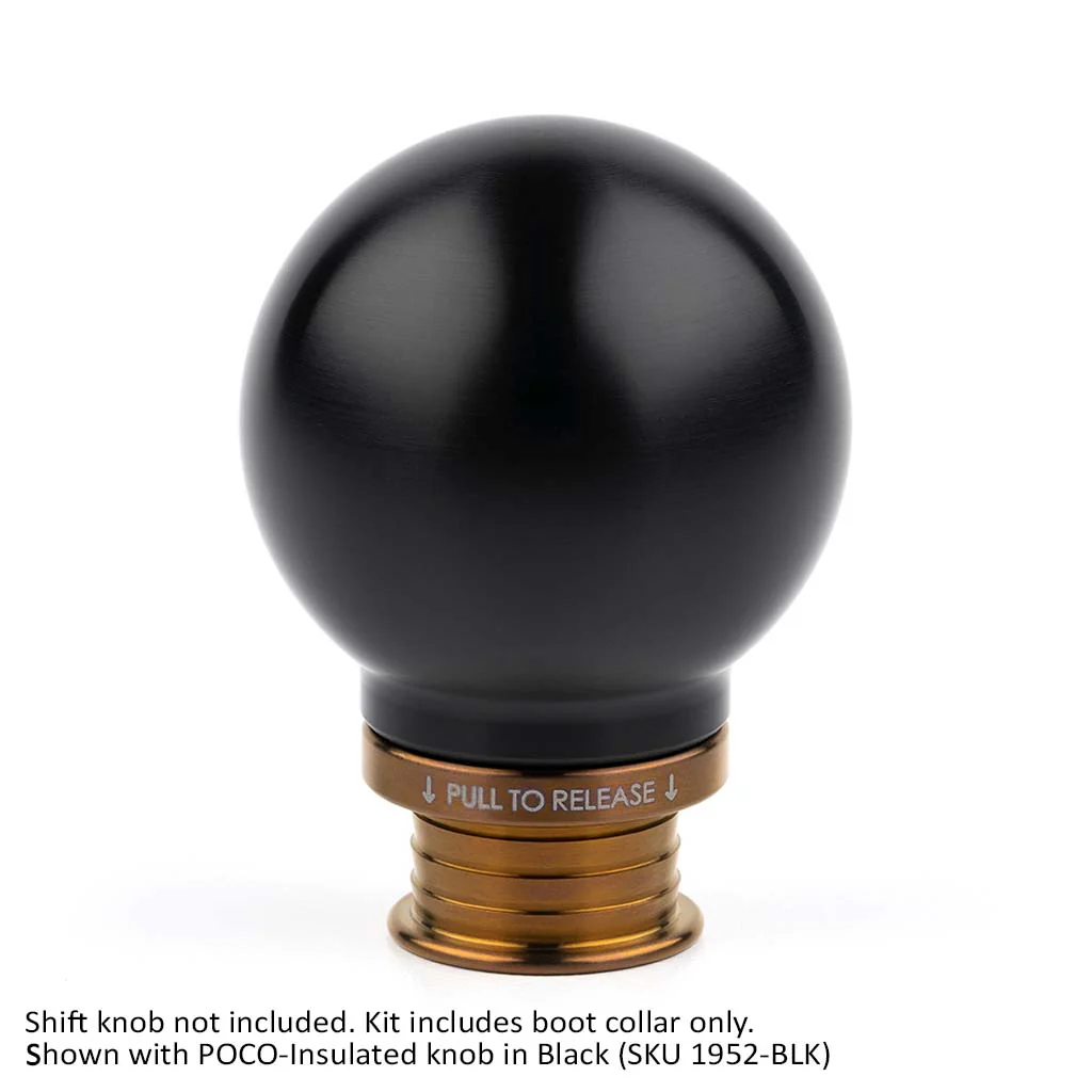 ACUITY Burnt Gold Titanium Shift Boot Collar for POCO Shift Knobs - Image 17