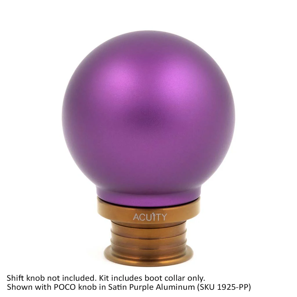 ACUITY Burnt Gold Titanium Shift Boot Collar for POCO Shift Knobs - Image 6