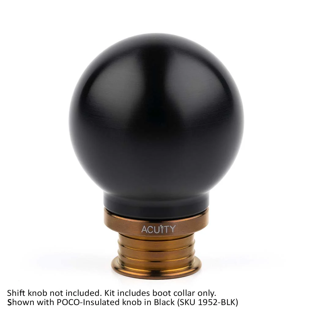 ACUITY Burnt Gold Titanium Shift Boot Collar for POCO Shift Knobs - Image 9
