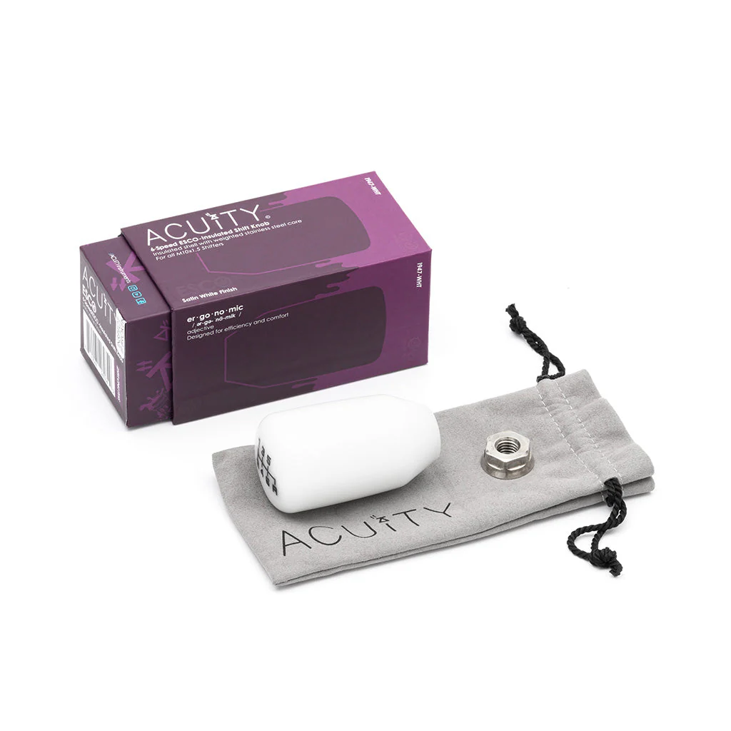 ACUITY ESCO-Insulated Shift Knob in White (M10X1.5) - Image 3