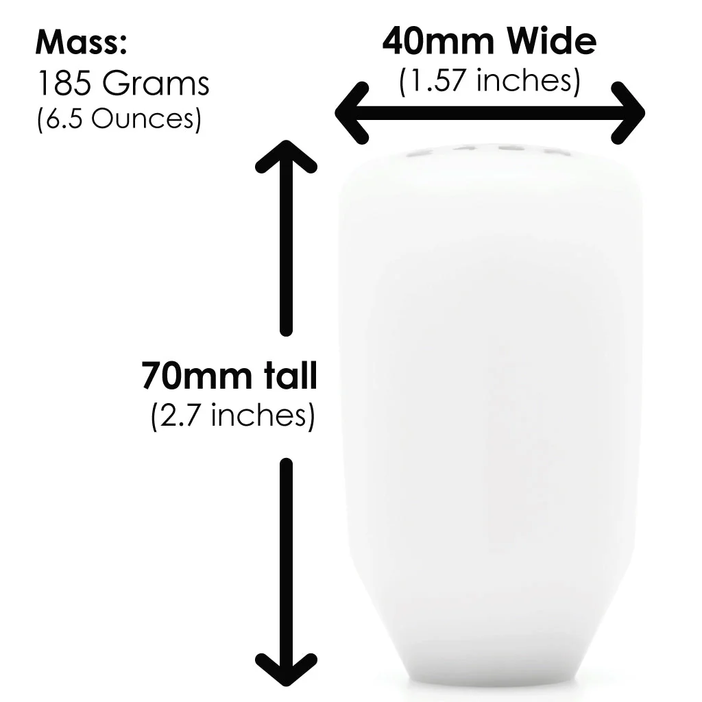 ACUITY ESCO-Insulated Shift Knob in White (M10X1.5) - Image 4