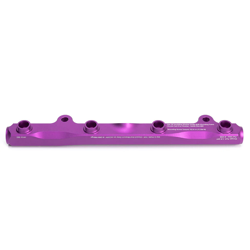 ACUITY K-Series Fuel Rail in Satin Purple Finish - Image 7