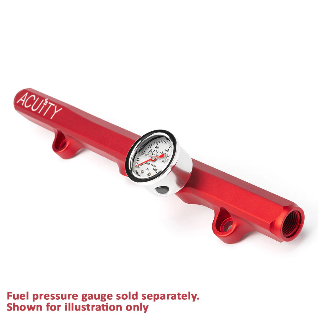 ACUITY K-Series Fuel Rail in Satin Red Finish - Image 17