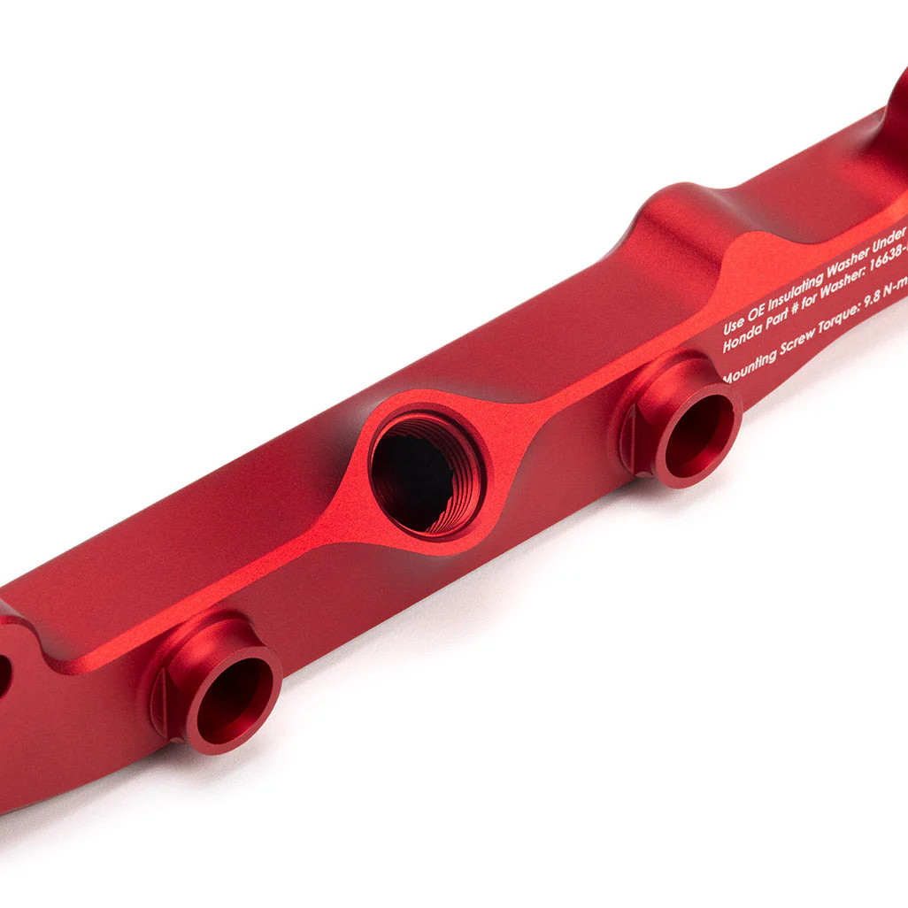 ACUITY K-Series Fuel Rail in Satin Red Finish - Image 4