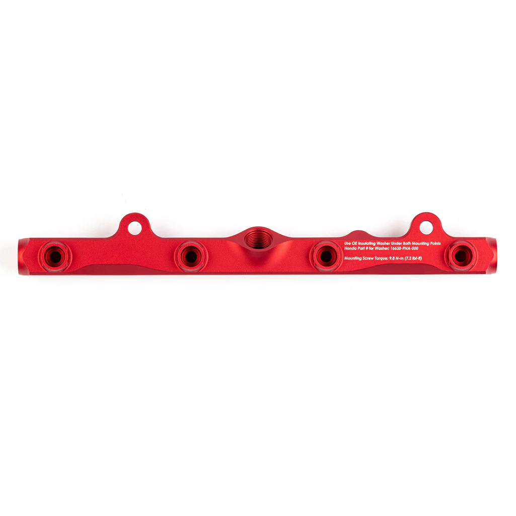 ACUITY K-Series Fuel Rail in Satin Red Finish - Image 5