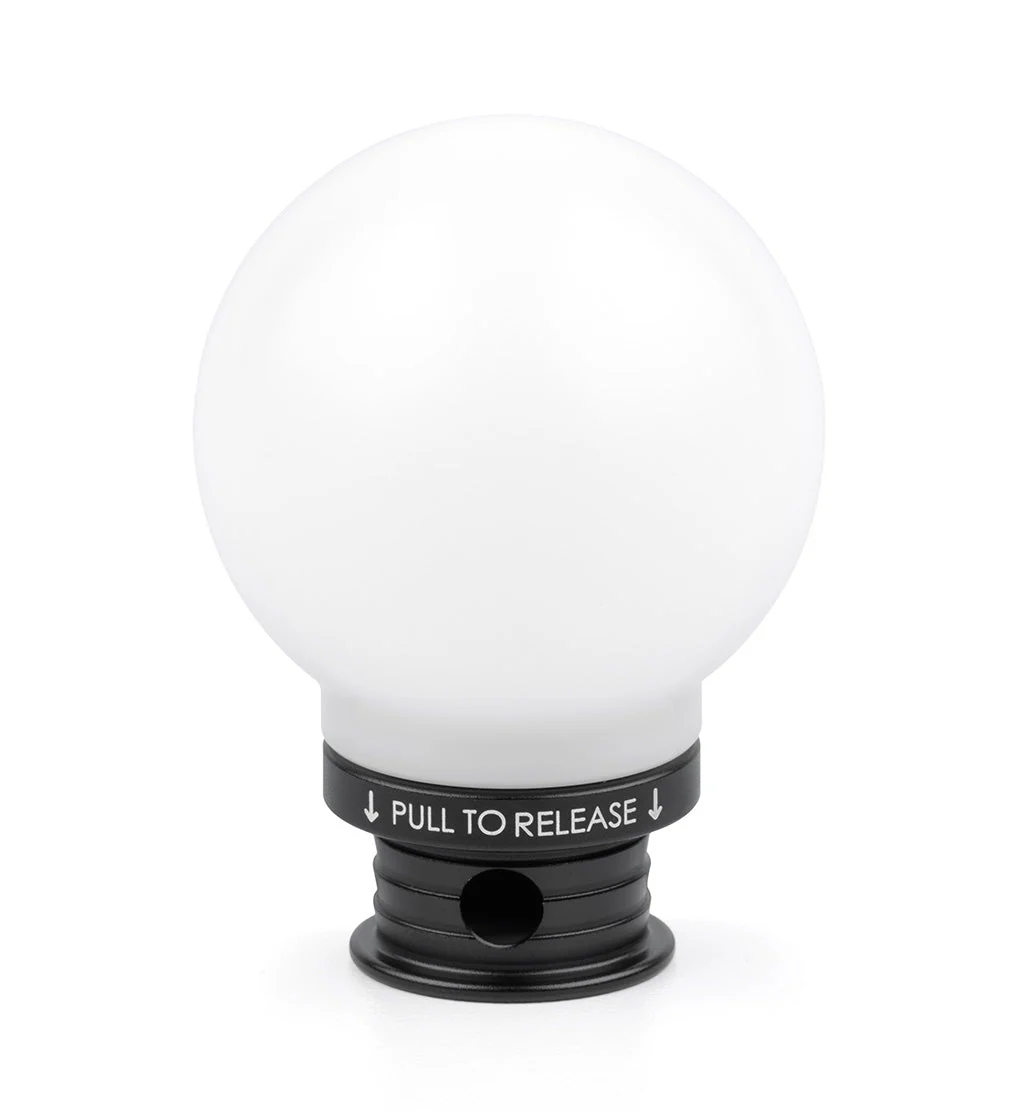 ACUITY POCO Insulated Low-Profile Shift Knob in White (M10X1.5) - Image 3