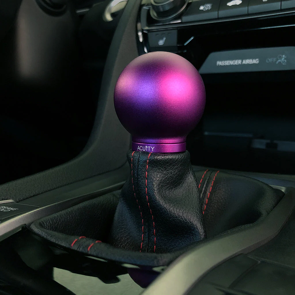 ACUITY POCO Low-Profile Shift Knob in Satin Purple Finish (M10X1.5) - Image 12
