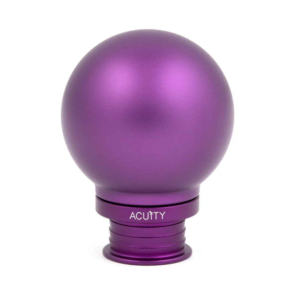 ACUITY POCO Low-Profile Shift Knob in Satin Purple Finish (M10X1.5) - Image 2