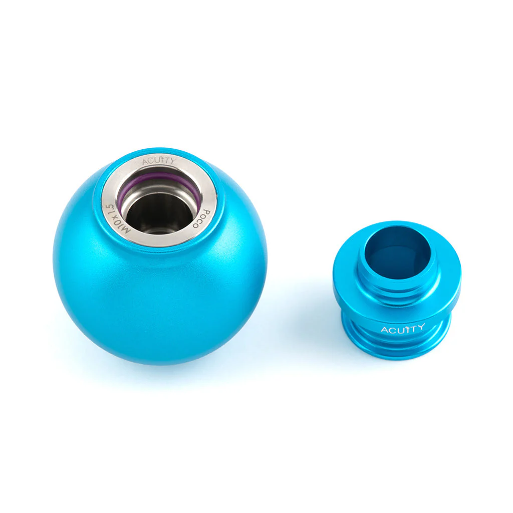 ACUITY POCO Low-Profile Shift Knob in Satin Teal Finish (M10X1.5) - Image 3