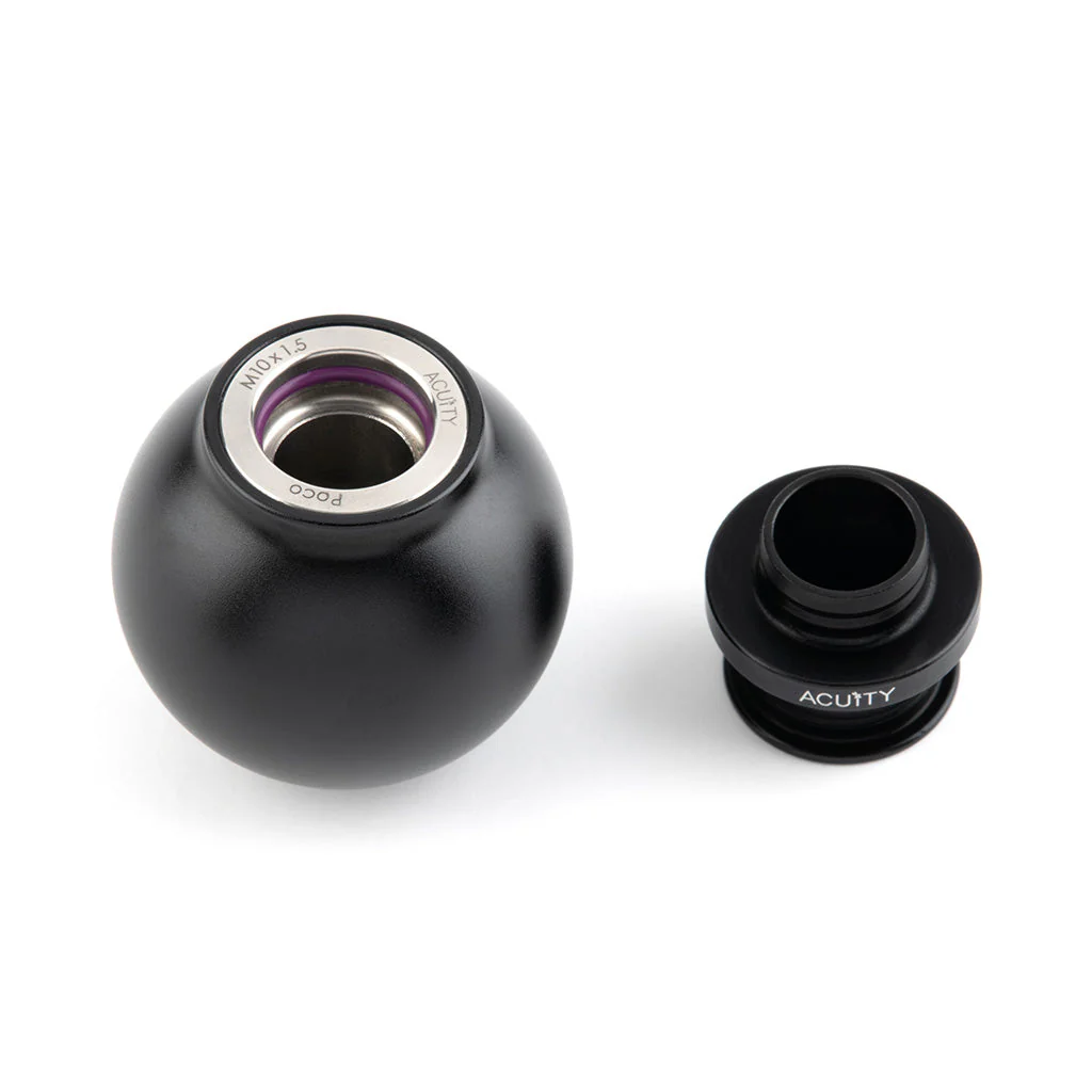ACUITY POCO Low-Profile Shift Knob in Satin Black Finish (M10X1.5) - Image 3