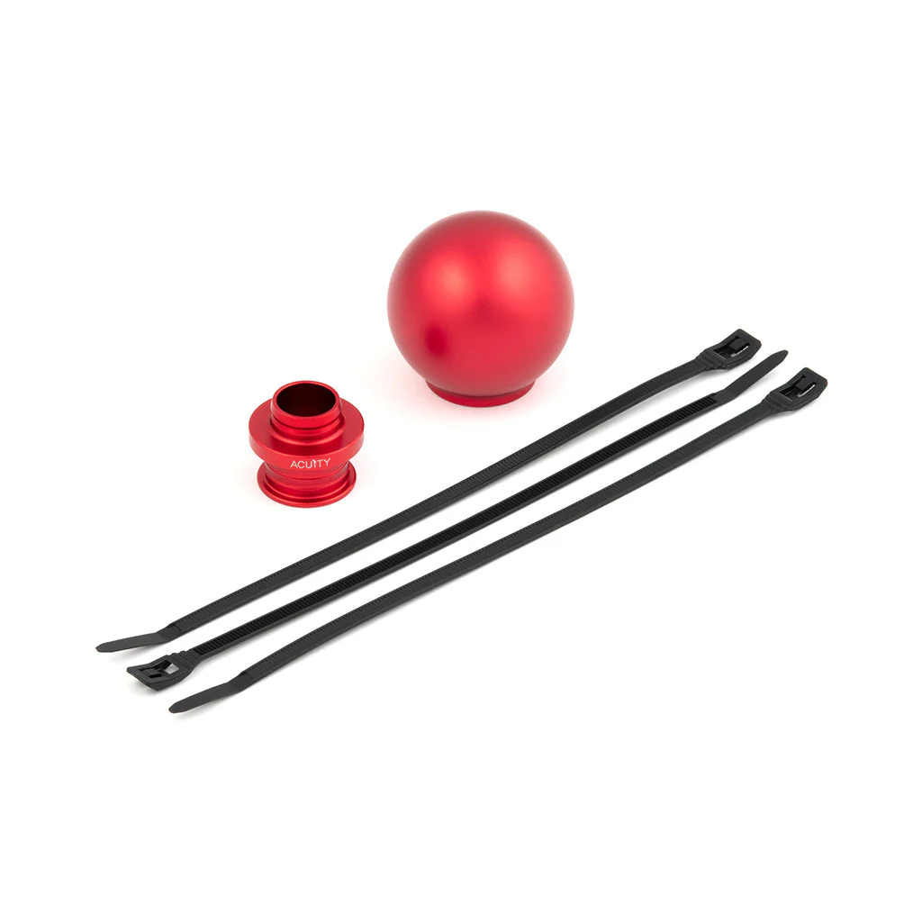 ACUITY POCO Low-Profile Shift Knob in Satin Red Finish (M10X1.5) - Image 5