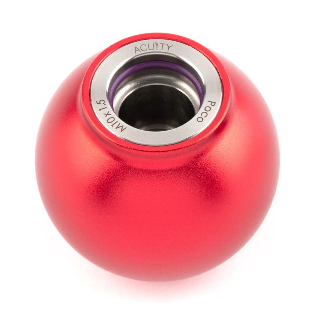 ACUITY POCO Low-Profile Shift Knob in Satin Red Finish (M10X1.5) - Image 8