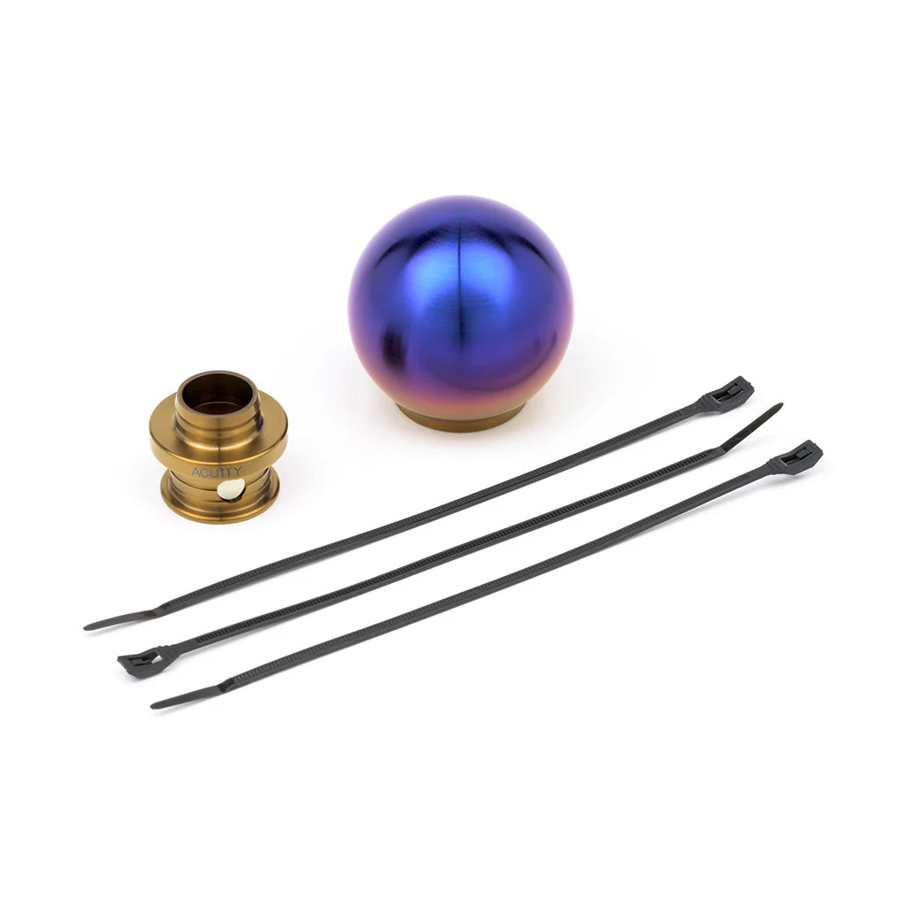 ACUITY POCO-Ti Low Profile Shift Knob in Burnt Titanium Finish (M10x1.5) - Image 13