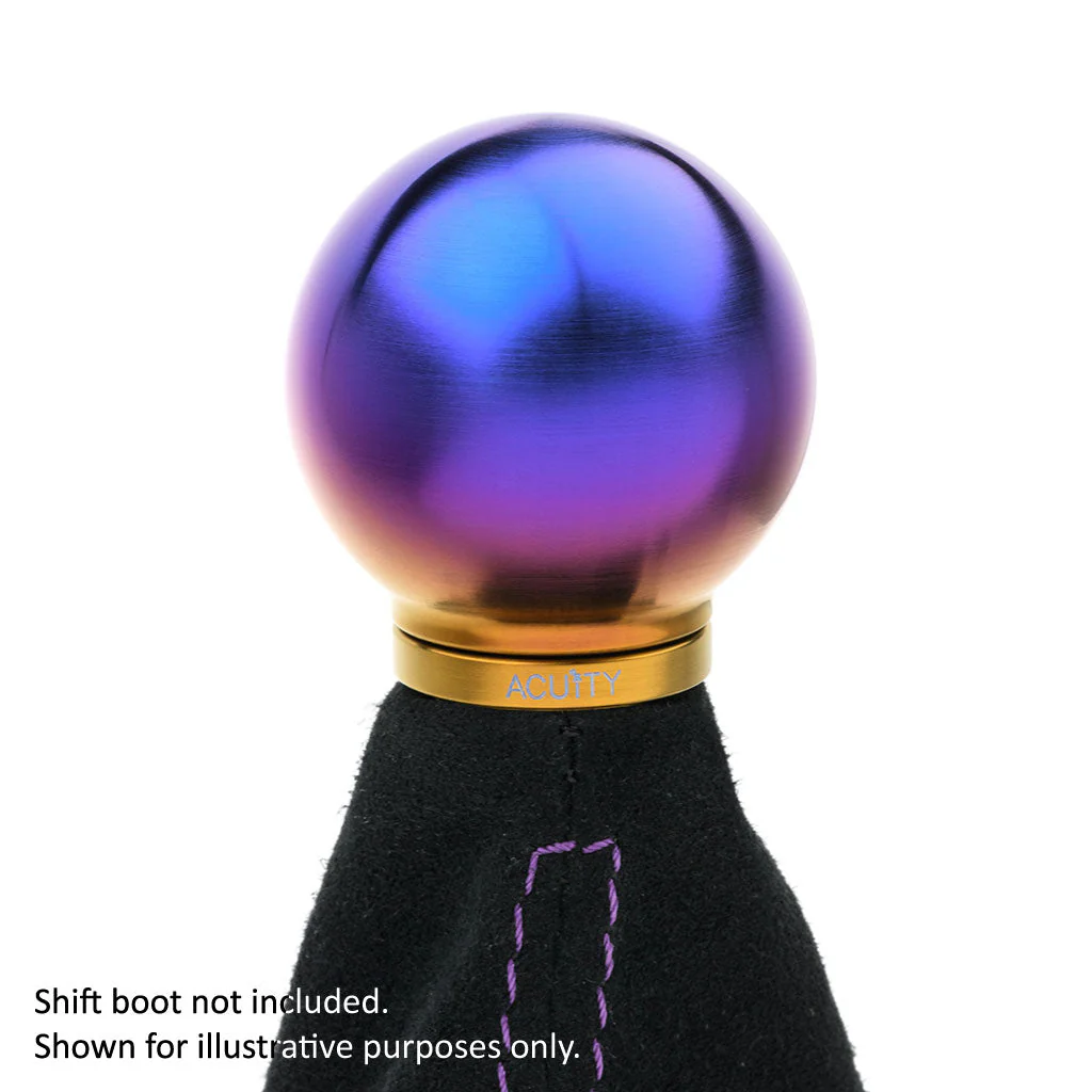 ACUITY POCO-Ti Low Profile Shift Knob in Burnt Titanium Finish (M10x1.5) - Image 2