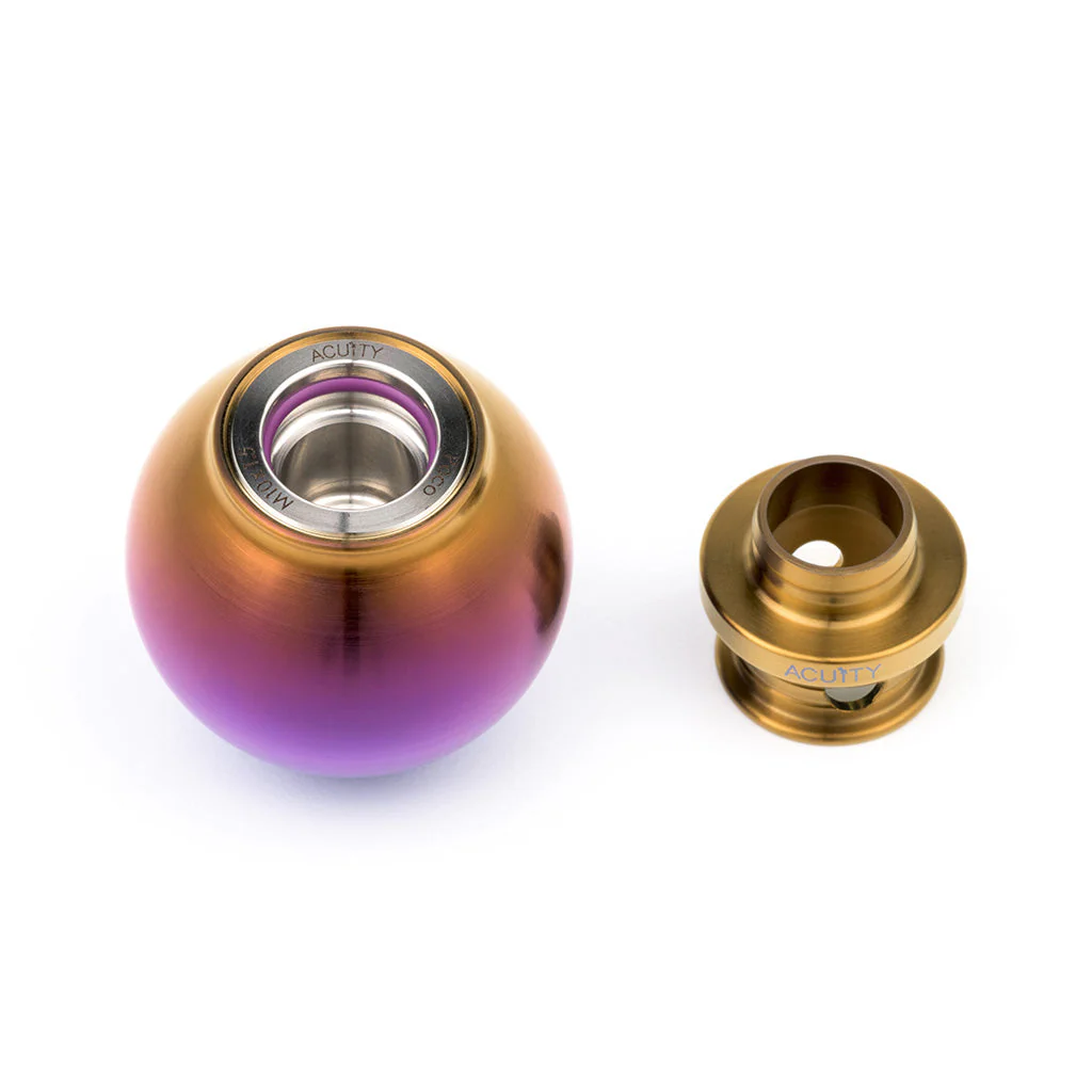 ACUITY POCO-Ti Low Profile Shift Knob in Burnt Titanium Finish (M10x1.5) - Image 3