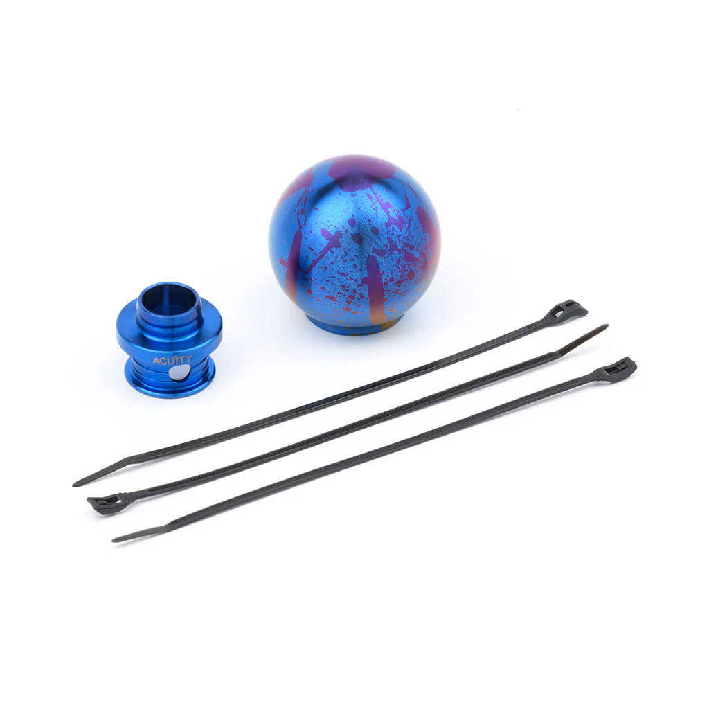 ACUITY POCO-Ti Low Profile Shift Knob in Splatter Titanium Finish (M10x1.5) - Image 13