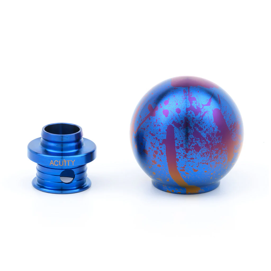 ACUITY POCO-Ti Low Profile Shift Knob in Splatter Titanium Finish (M10x1.5) - Image 19
