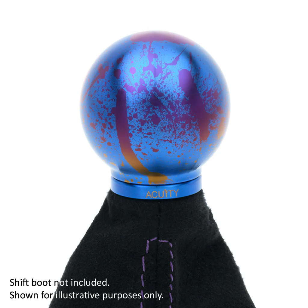 ACUITY POCO-Ti Low Profile Shift Knob in Splatter Titanium Finish (M10x1.5) - Image 2