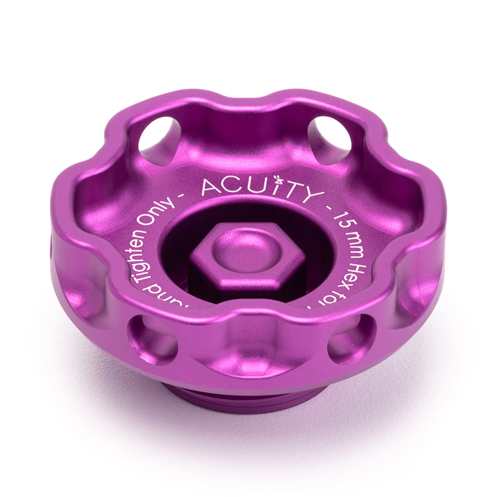 ACUITY Podium Oil Cap in Satin Purple for Hondas/Acuras - Image 7