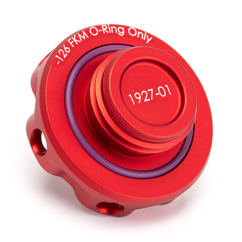 ACUITY Podium Oil Cap in Satin Red for Hondas/Acuras - Image 4