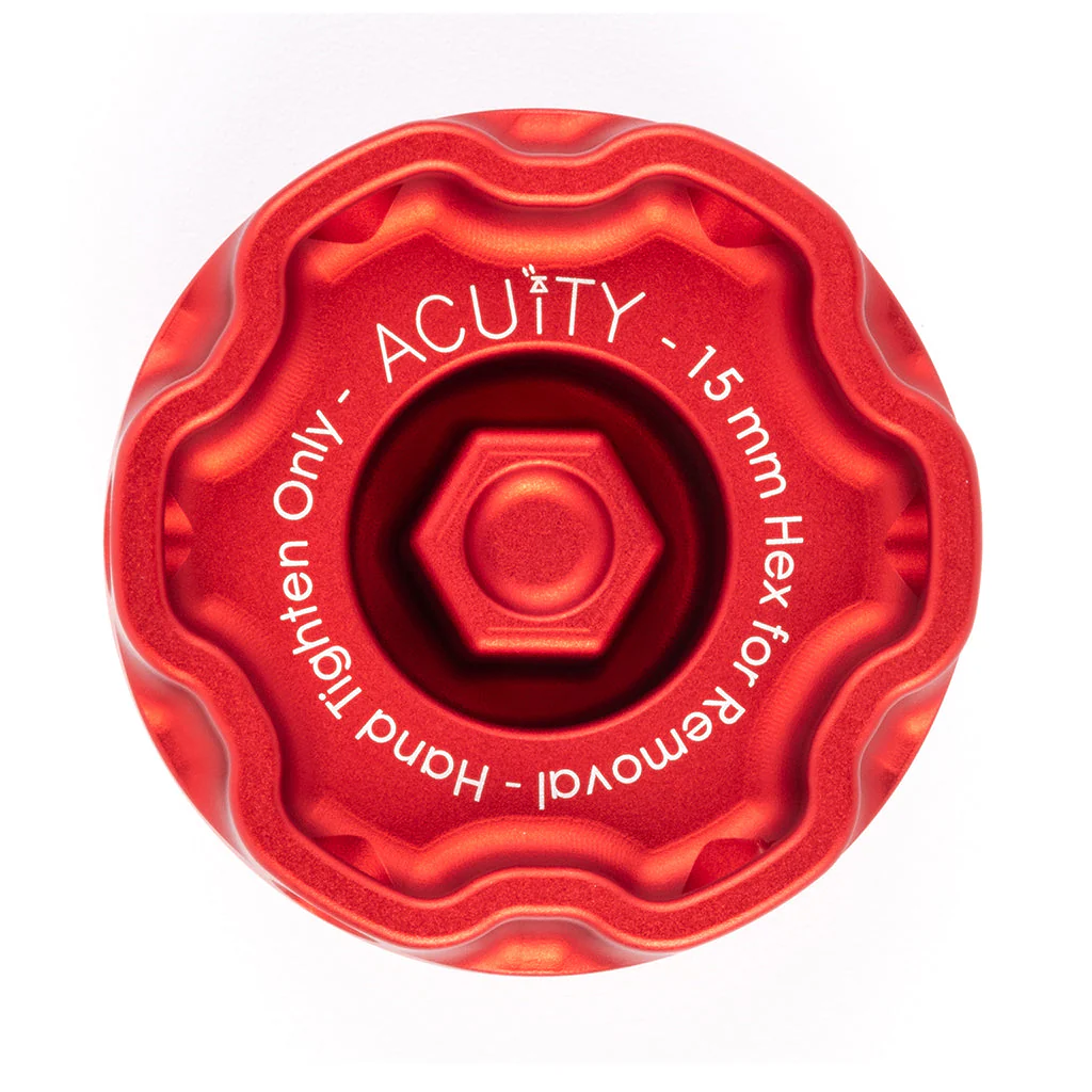 ACUITY Podium Oil Cap in Satin Red for Hondas/Acuras - Image 5