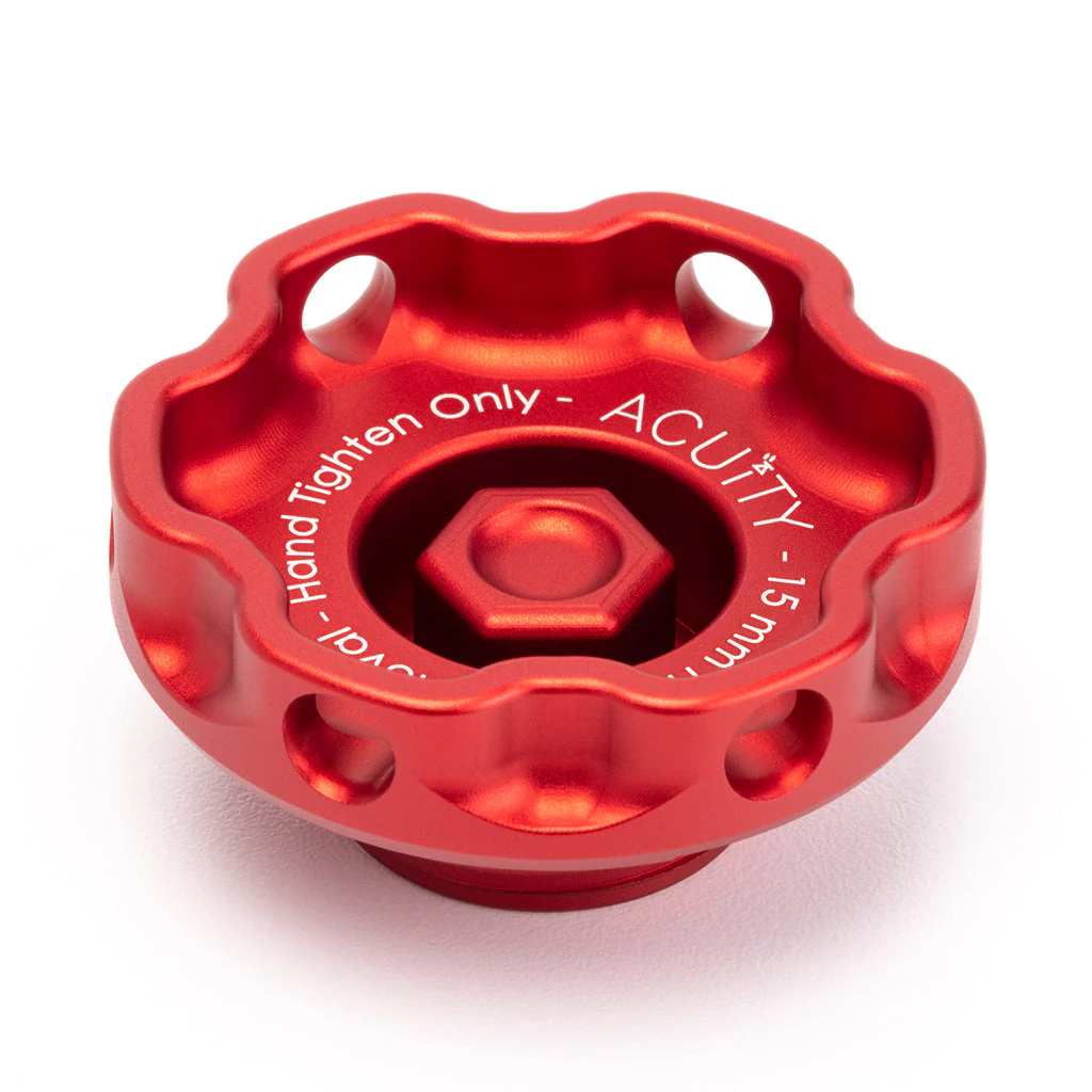 ACUITY Podium Oil Cap in Satin Red for Hondas/Acuras - Image 7