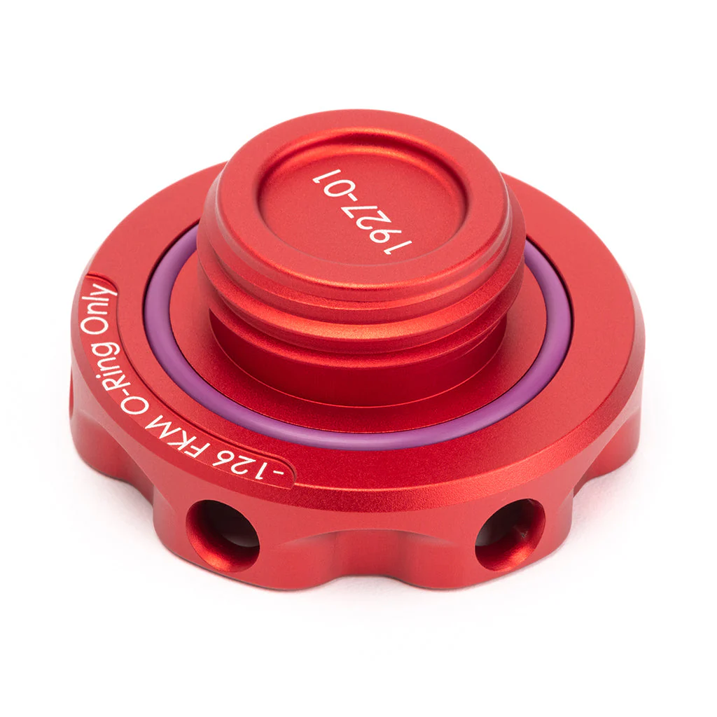 ACUITY Podium Oil Cap in Satin Red for Hondas/Acuras - Image 8