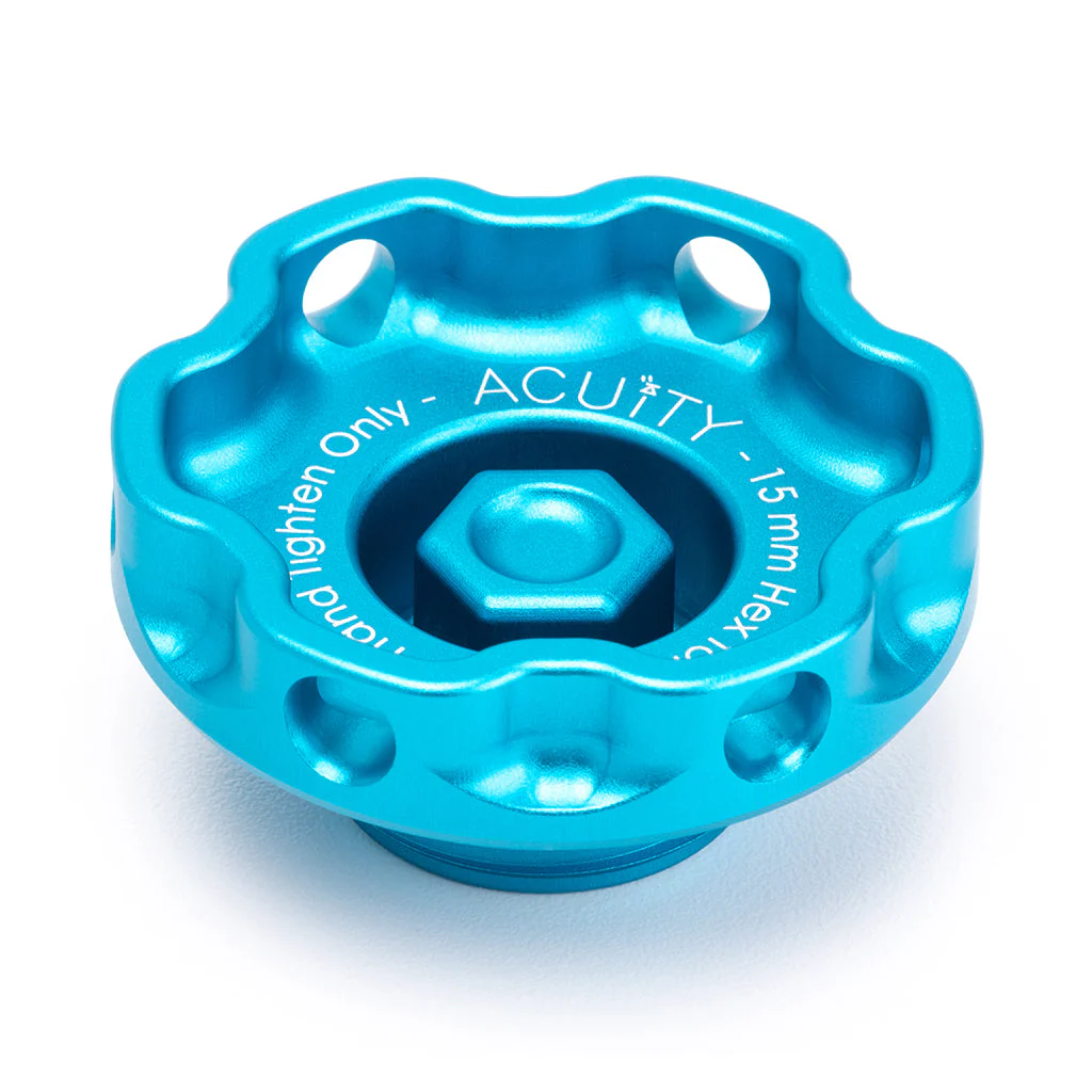 ACUITY Podium Oil Cap in Satin Teal for Hondas/Acuras - Image 8