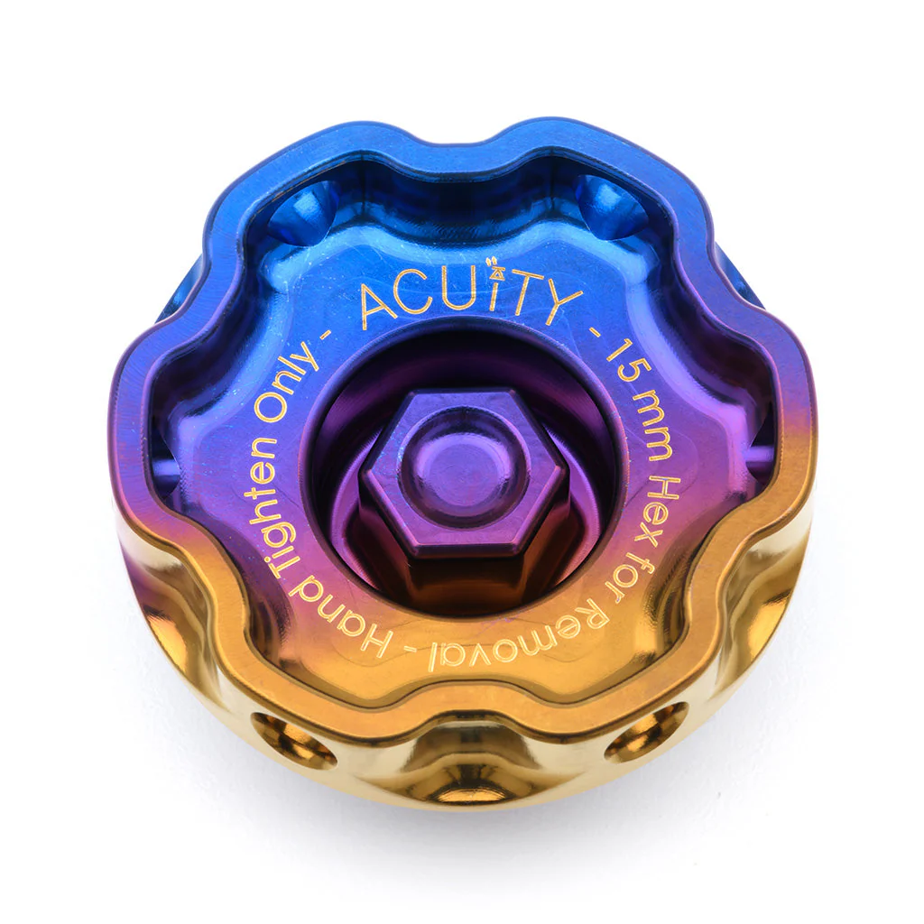 ACUITY Podium-Ti Oil Cap in Burnt Titanium Finish for Hondas/Acuras - Image 12