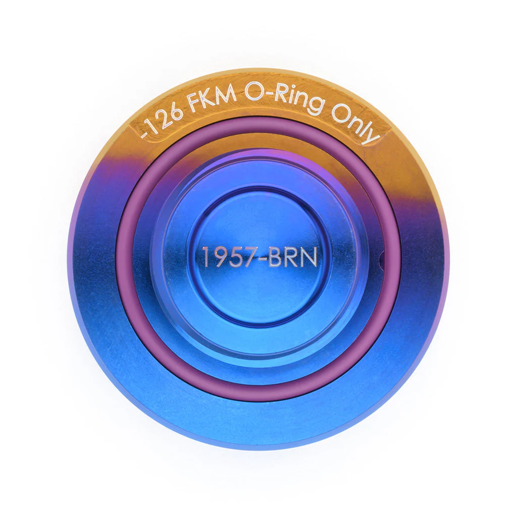 ACUITY Podium-Ti Oil Cap in Burnt Titanium Finish for Hondas/Acuras - Image 14