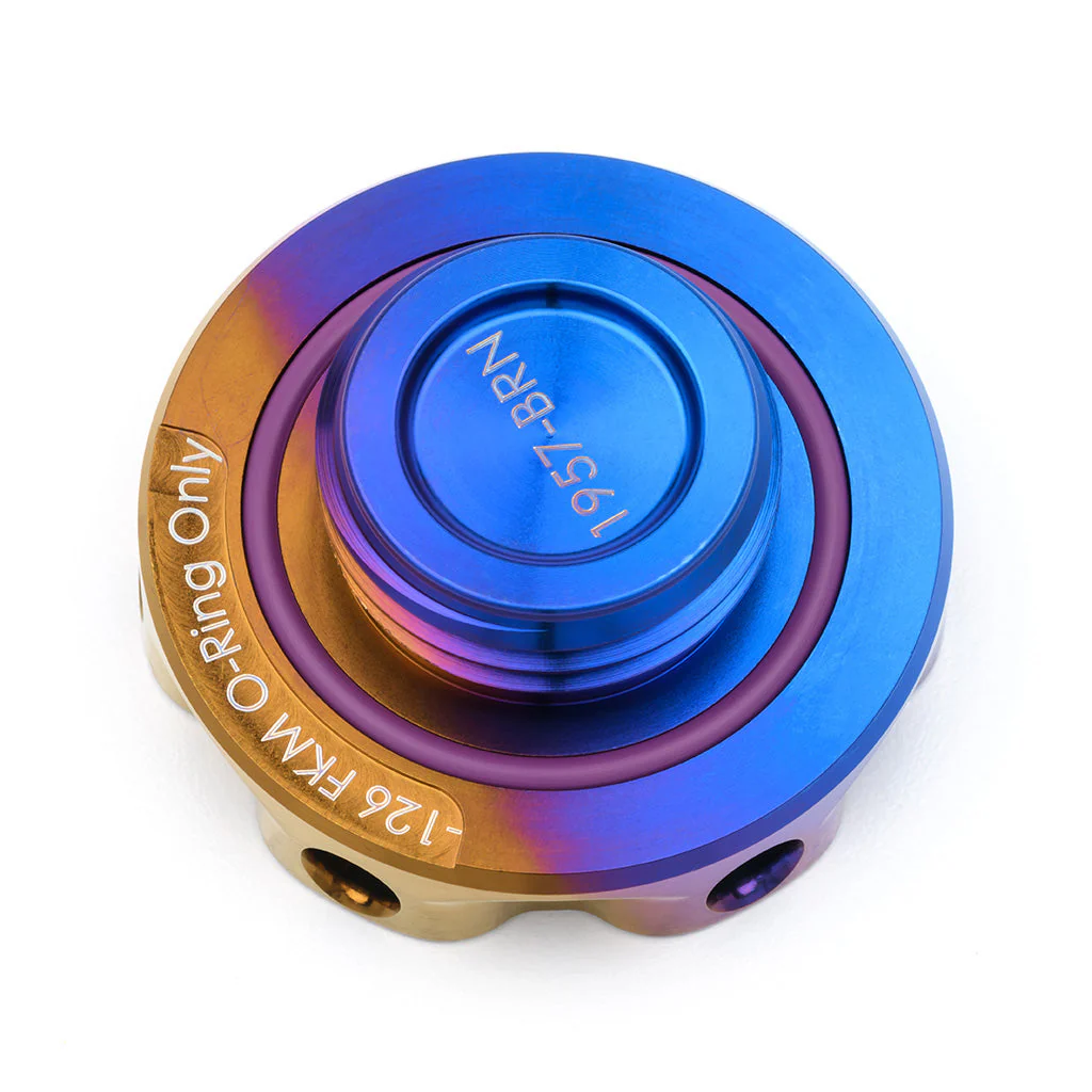 ACUITY Podium-Ti Oil Cap in Burnt Titanium Finish for Hondas/Acuras - Image 17