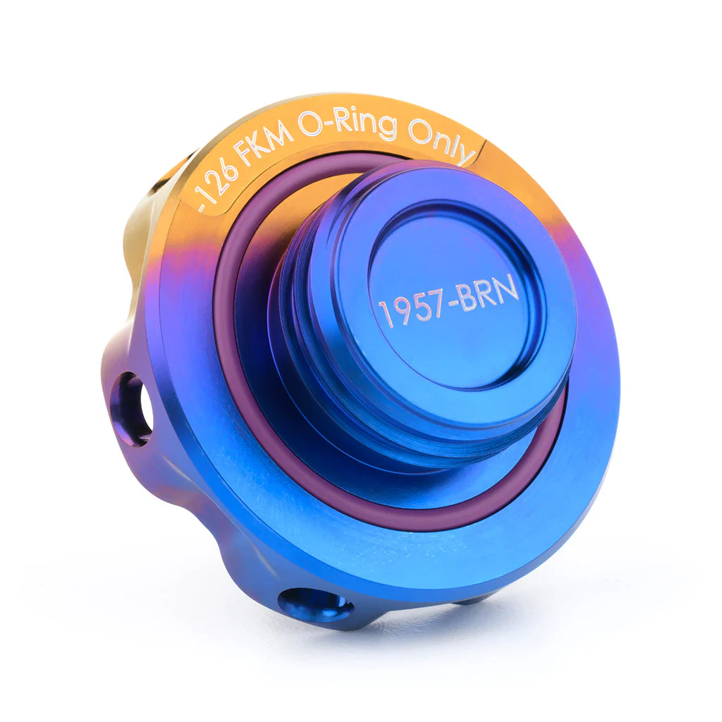 ACUITY Podium-Ti Oil Cap in Burnt Titanium Finish for Hondas/Acuras - Image 2