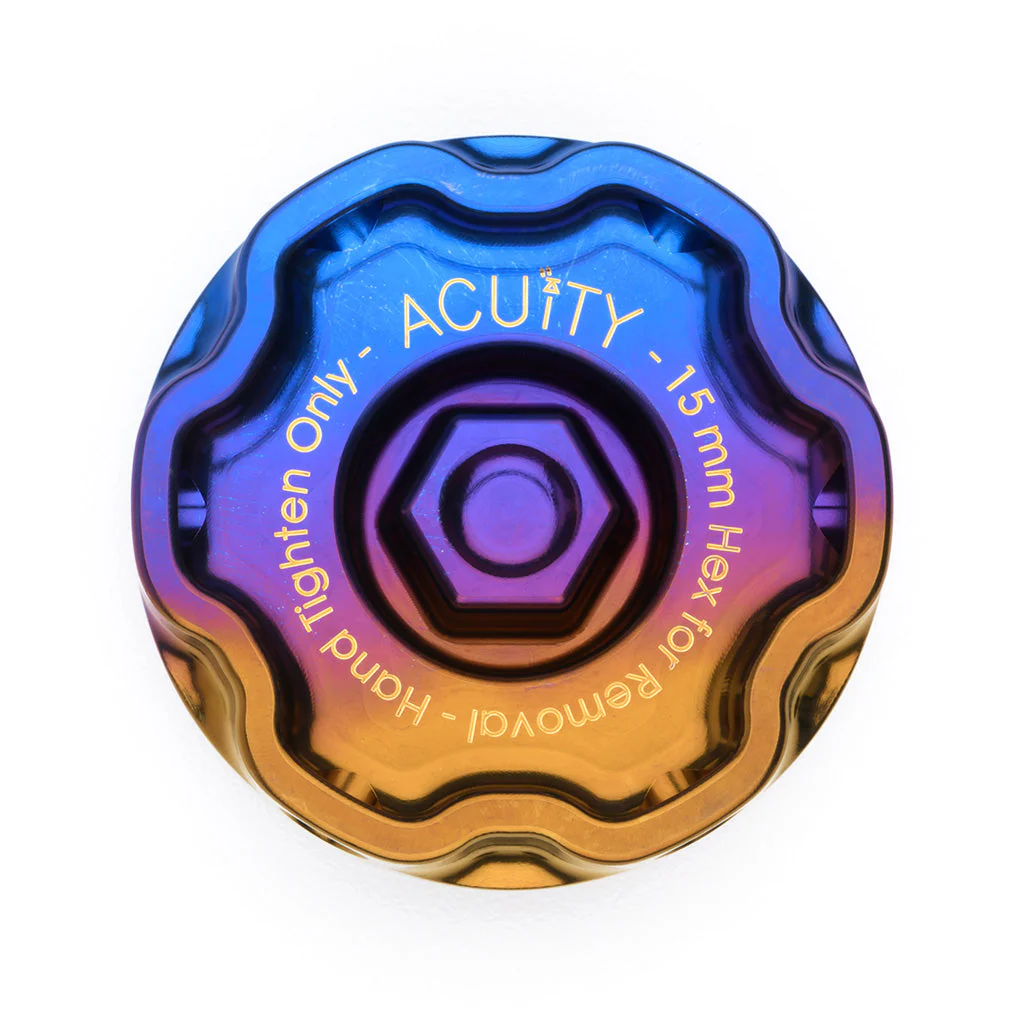 ACUITY Podium-Ti Oil Cap in Burnt Titanium Finish for Hondas/Acuras - Image 3
