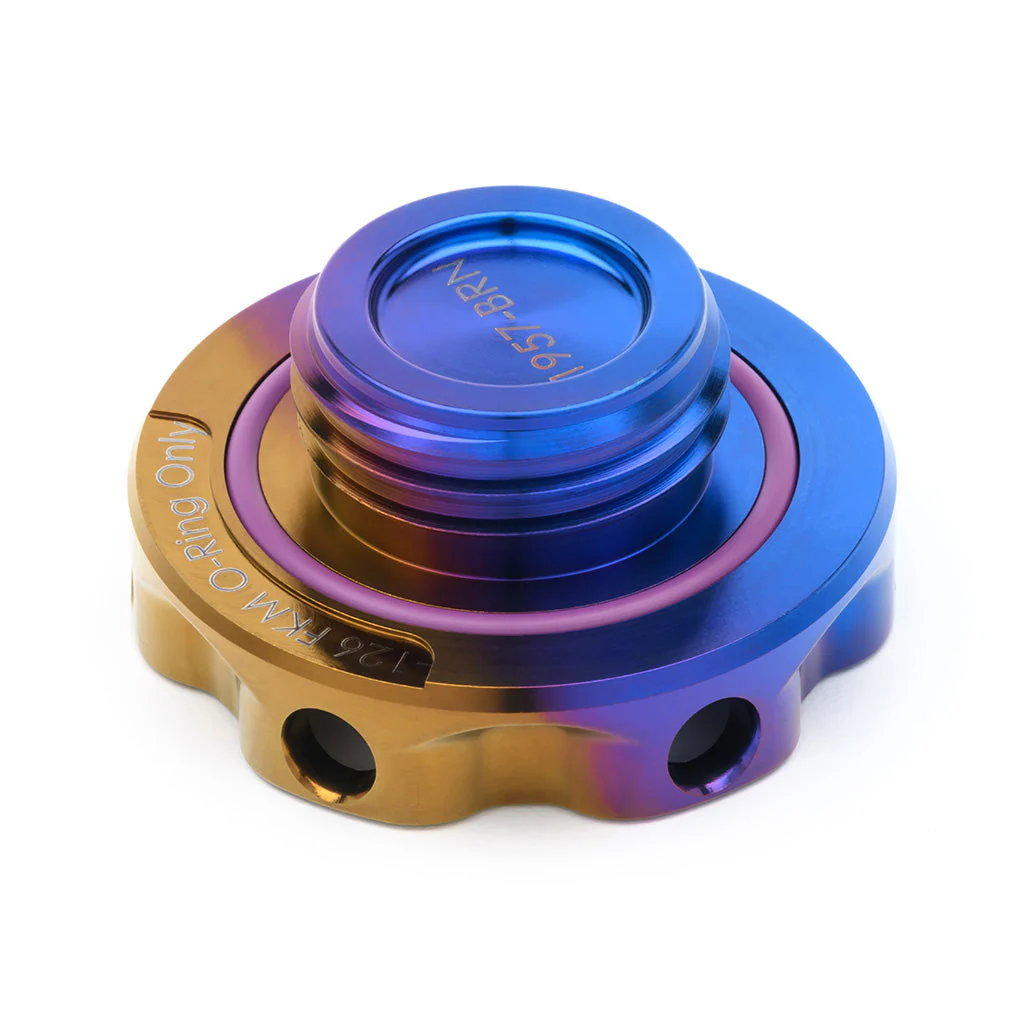 ACUITY Podium-Ti Oil Cap in Burnt Titanium Finish for Hondas/Acuras - Image 7