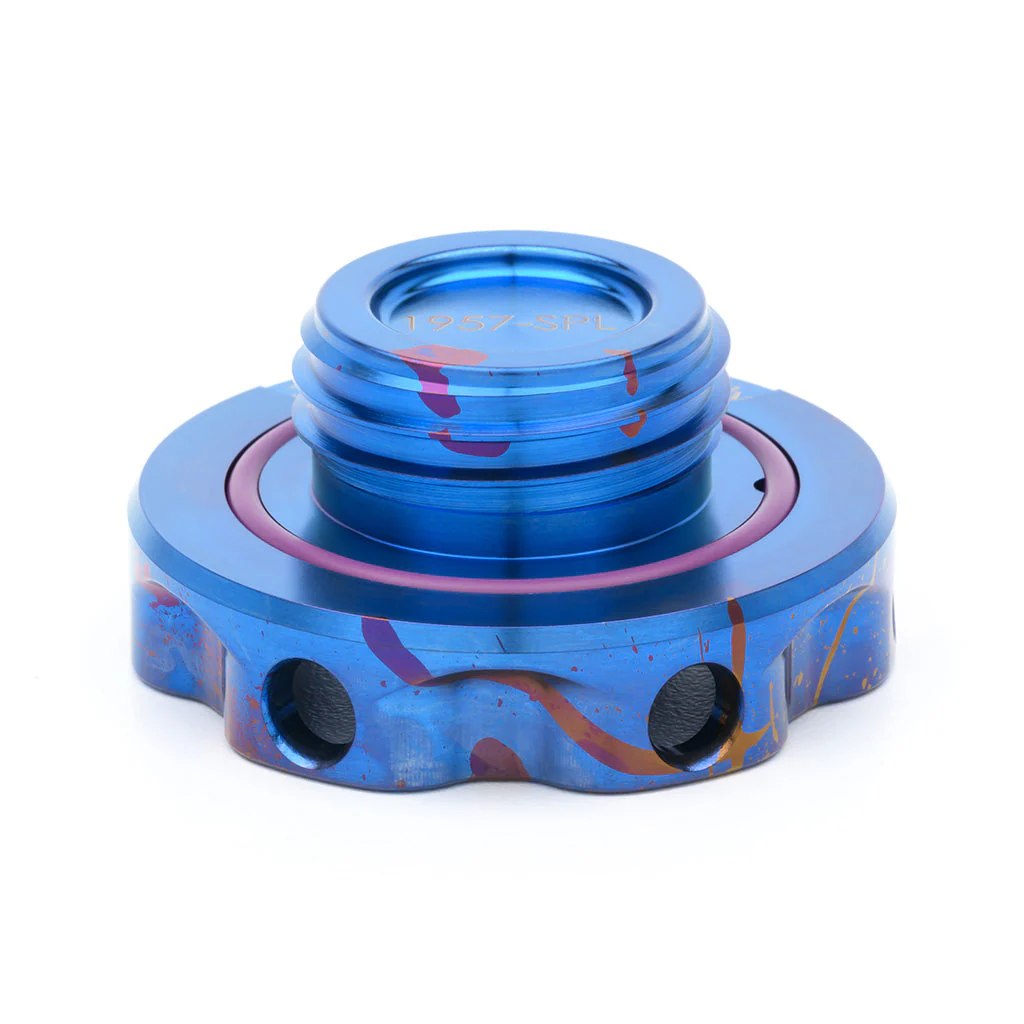 ACUITY Podium-Ti Oil Cap in Splatter Titanium Finish for Hondas/Acuras - Image 11