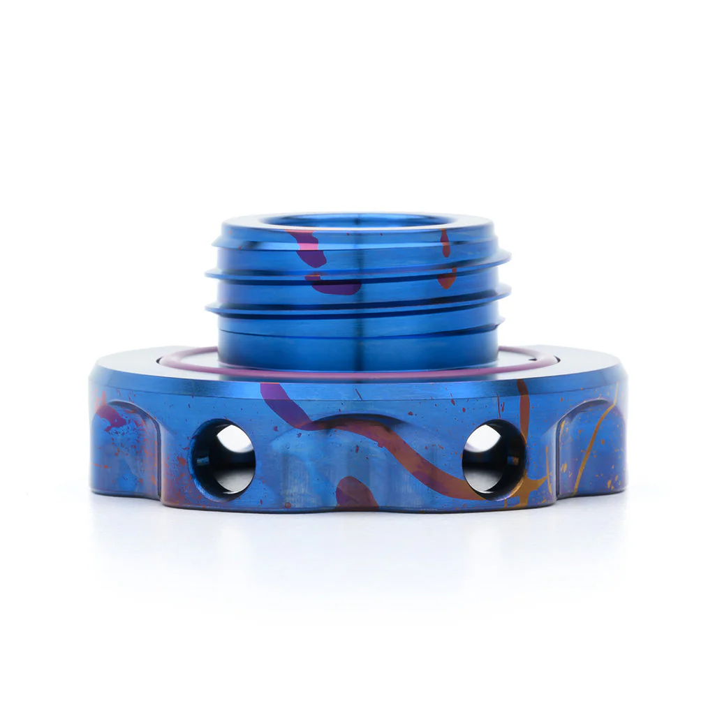 ACUITY Podium-Ti Oil Cap in Splatter Titanium Finish for Hondas/Acuras - Image 9