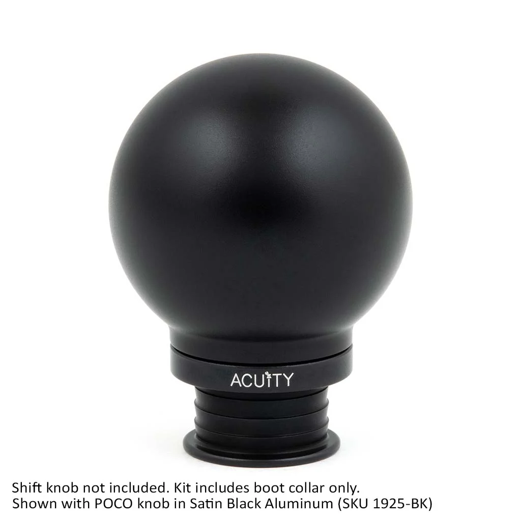 ACUITY Satin Black Aluminum Shift Boot Collar for POCO Shift Knobs - Image 5
