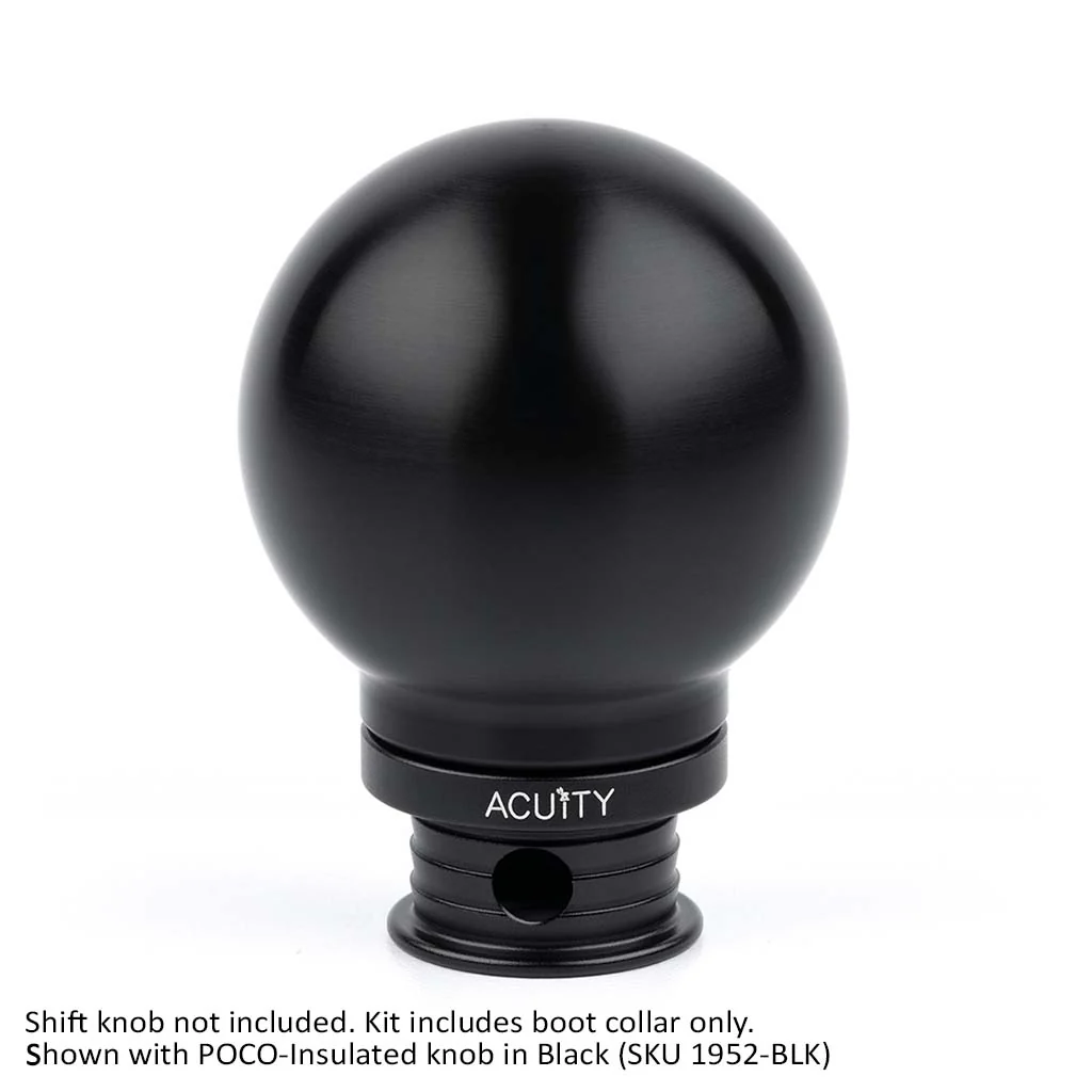 ACUITY Satin Black Aluminum Shift Boot Collar for POCO Shift Knobs - Image 9