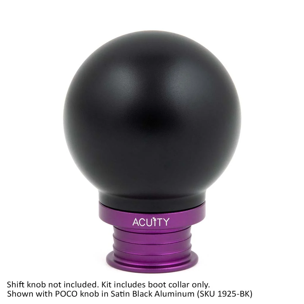 ACUITY Satin Purple Aluminum Shift Boot Collar for POCO Shift Knobs - Image 5