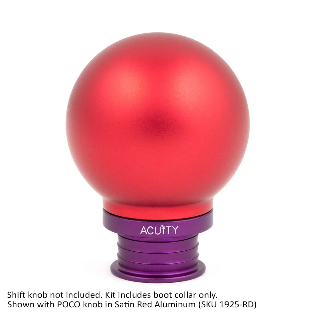 ACUITY Satin Purple Aluminum Shift Boot Collar for POCO Shift Knobs - Image 7