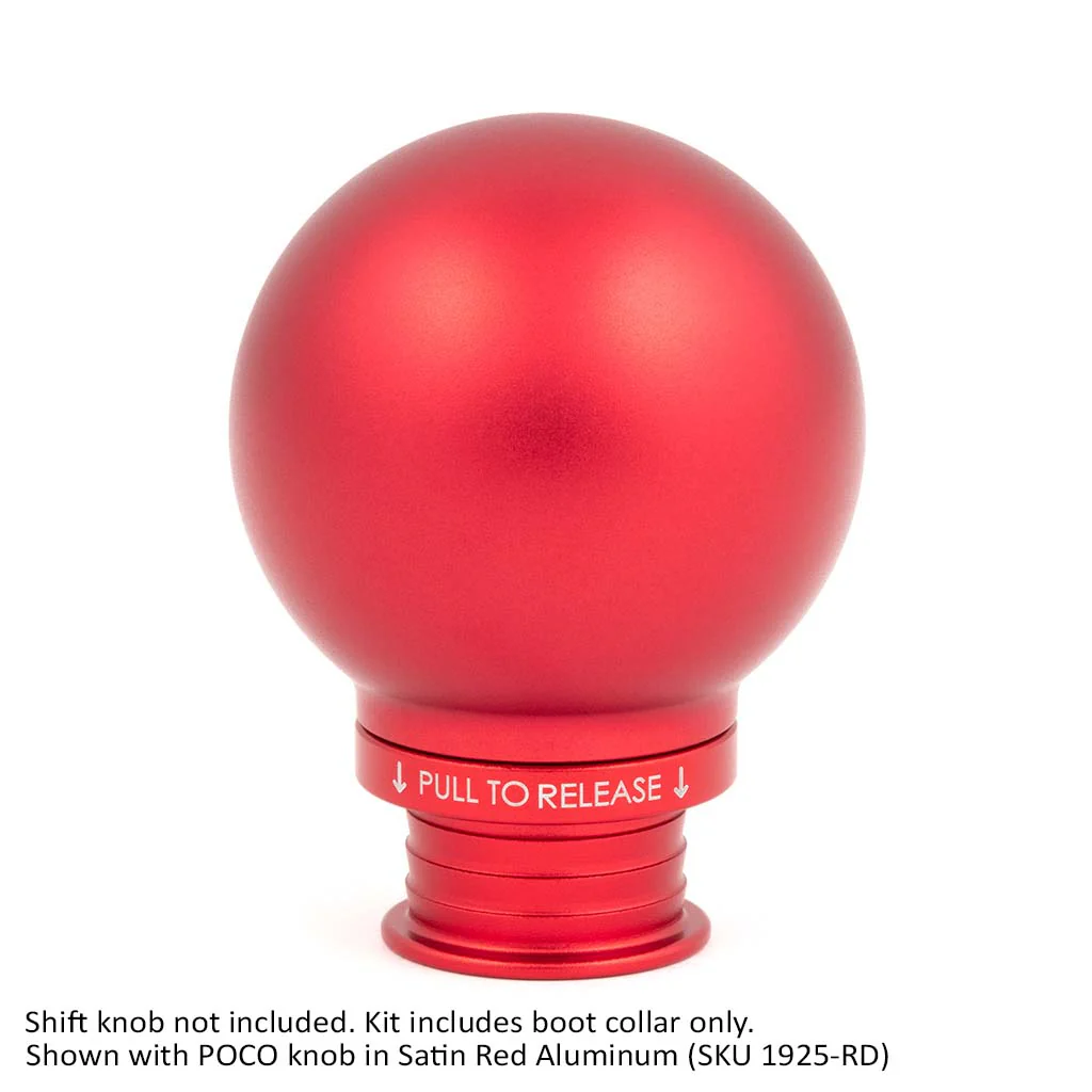 ACUITY Satin Red Aluminum Shift Boot Collar for POCO Shift Knobs - Image 15