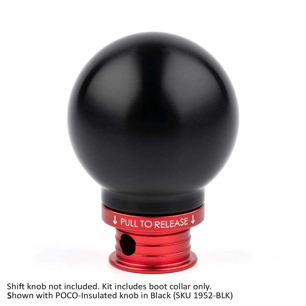 ACUITY Satin Red Aluminum Shift Boot Collar for POCO Shift Knobs - Image 17