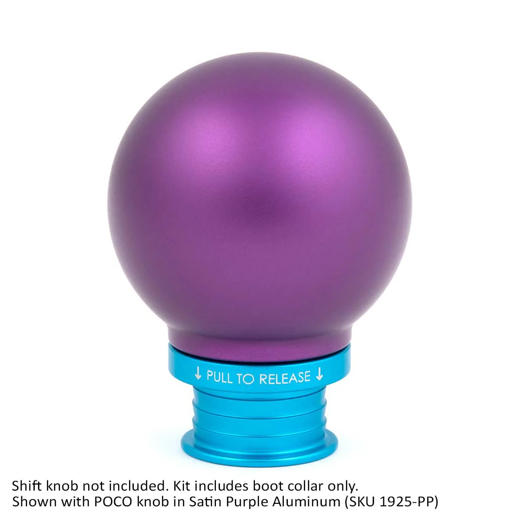 ACUITY Satin Teal Aluminum Shift Boot Collar for POCO Shift Knobs - Image 14