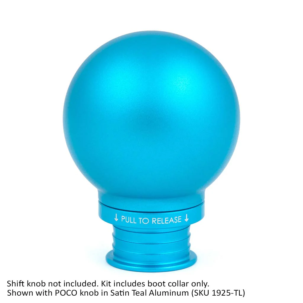ACUITY Satin Teal Aluminum Shift Boot Collar for POCO Shift Knobs - Image 16