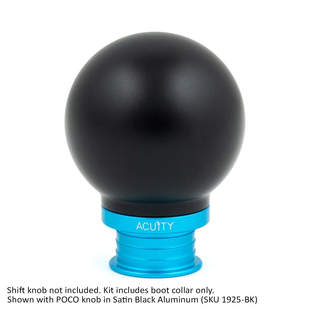 ACUITY Satin Teal Aluminum Shift Boot Collar for POCO Shift Knobs - Image 5