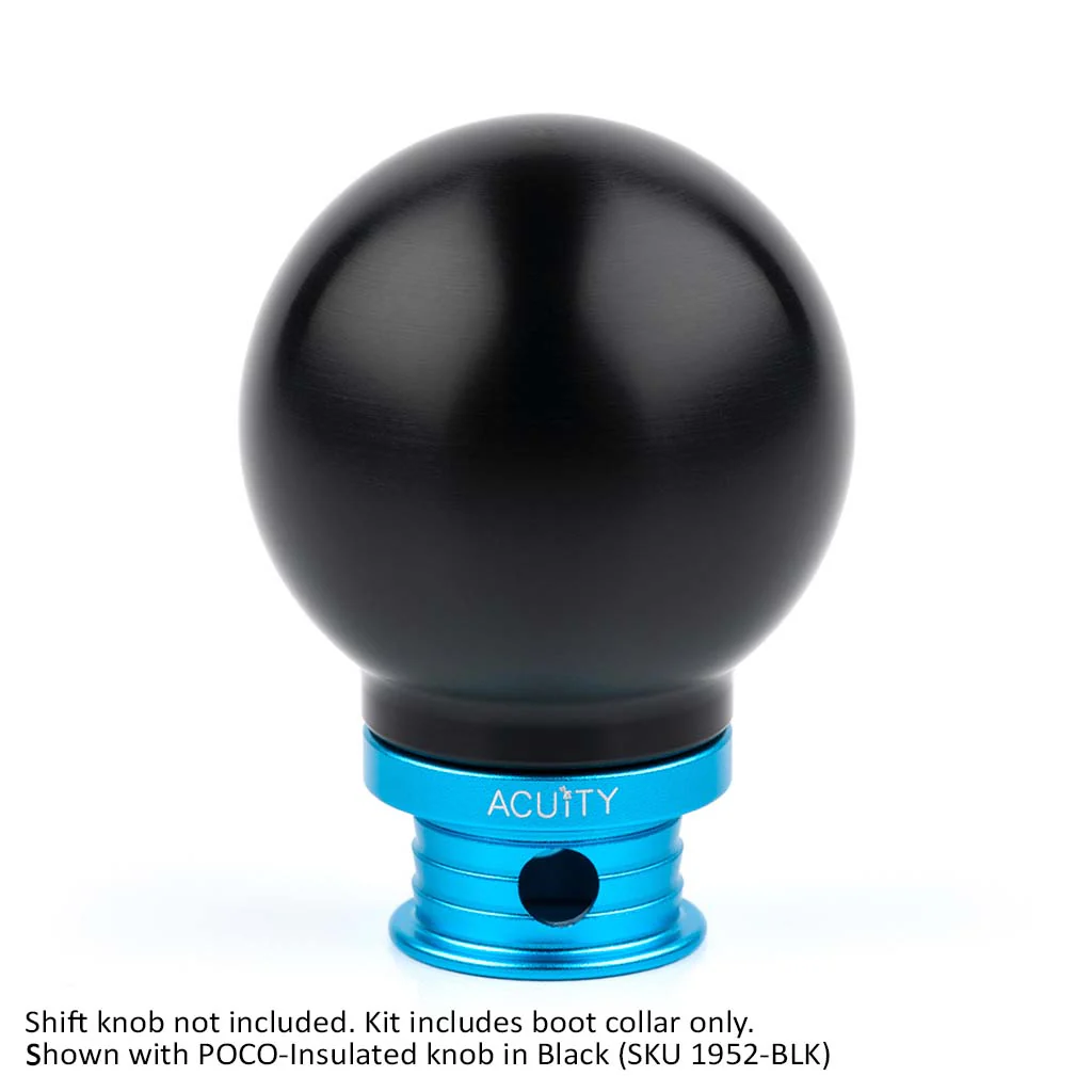 ACUITY Satin Teal Aluminum Shift Boot Collar for POCO Shift Knobs - Image 9