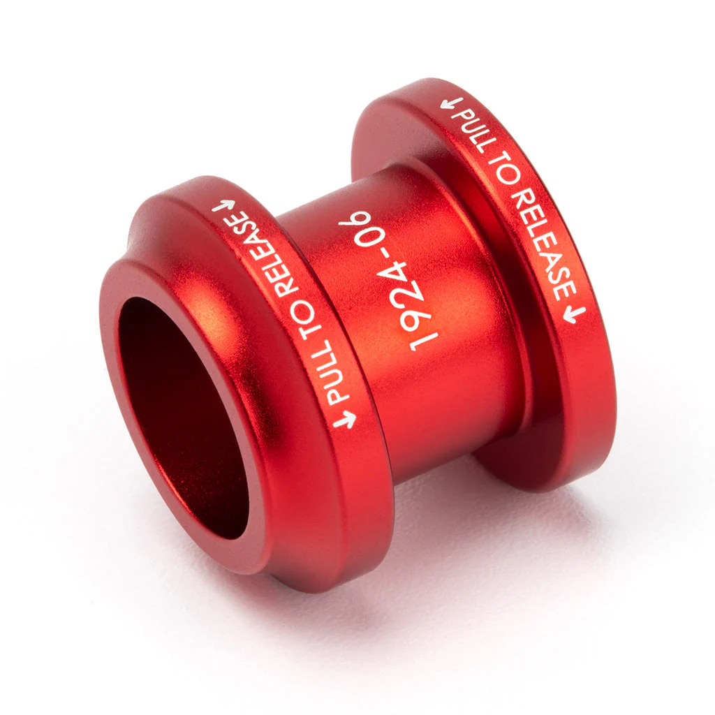 ACUITY Shift Boot Collar Upgrade (Satin Red Aluminum Finish) - Image 2
